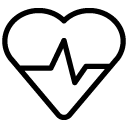 heart beat line Icon