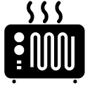 heating glyph Icon