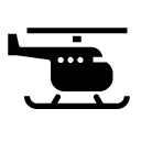 helicopter glyph Icon