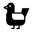 hen glyph Icon