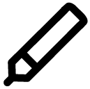 highlighter line icon