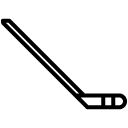 hockey stick line icon