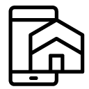 home smartphone line Icon