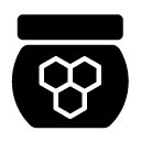 honey pot glyph Icon