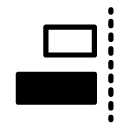 horizontal align right glyph Icon