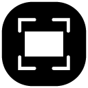 horizontal screen glyph Icon
