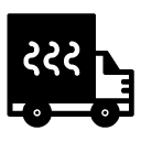 hot delivery glyph Icon