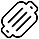 hot water bottle line Icon