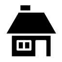 house 2 glyph Icon
