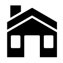 house two window glyph Icon