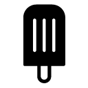 ice cream stick glyph Icon