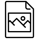 image document line icon