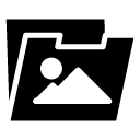 image folder glyph Icon copy