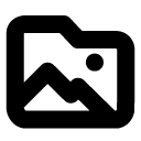 image folder line icon