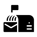 inbox 2 glyph Icon