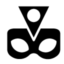incognito pointer 4 glyph Icon