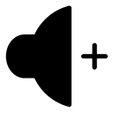 increase volume glyph Icon