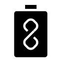 infinite battery 2 glyph Icon