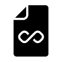 infinity glyph Icon