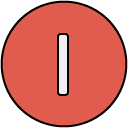 information filled outline icon