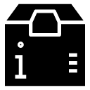 information package glyph Icon