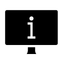 information screen glyph Icon