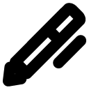 ink pen solid icon