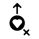intercourse glyph Icon