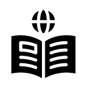 international book glyph Icon