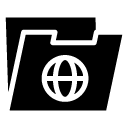 internet folder glyph Icon copy