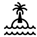 island glyph Icon