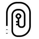 key attachment glyph Icon