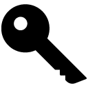 key solid icon