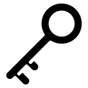 key three glyph Icon