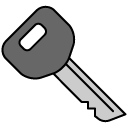 key_1 filled outline icon