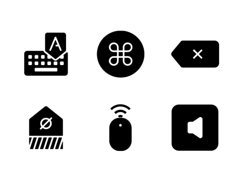 keyboard-and-mouse-glyph-icons