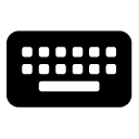 keyboard four glyph Icon