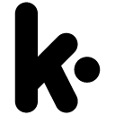 kik glyph Icon