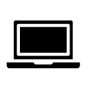 laptop 2 glyph Icon