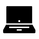 laptop 3 glyph Icon
