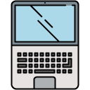 laptop filled outline Icon