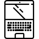laptop line Icon