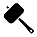 large hammer glyph Icon