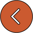 left filled outline icon