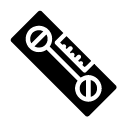 level measurement glyph Icon