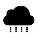 light rain glyph Icon