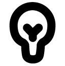 lightbulb solid icon