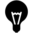 lightbulb solid icon