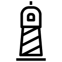 lighthouse line Icon