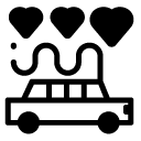 limousine glyph Icon
